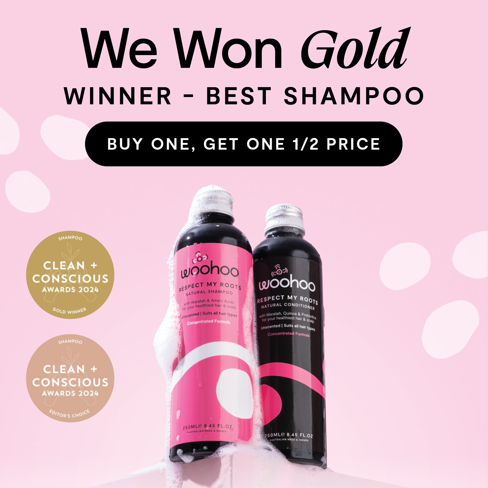 Buy 1 Shampoo, Get 2nd Half Price