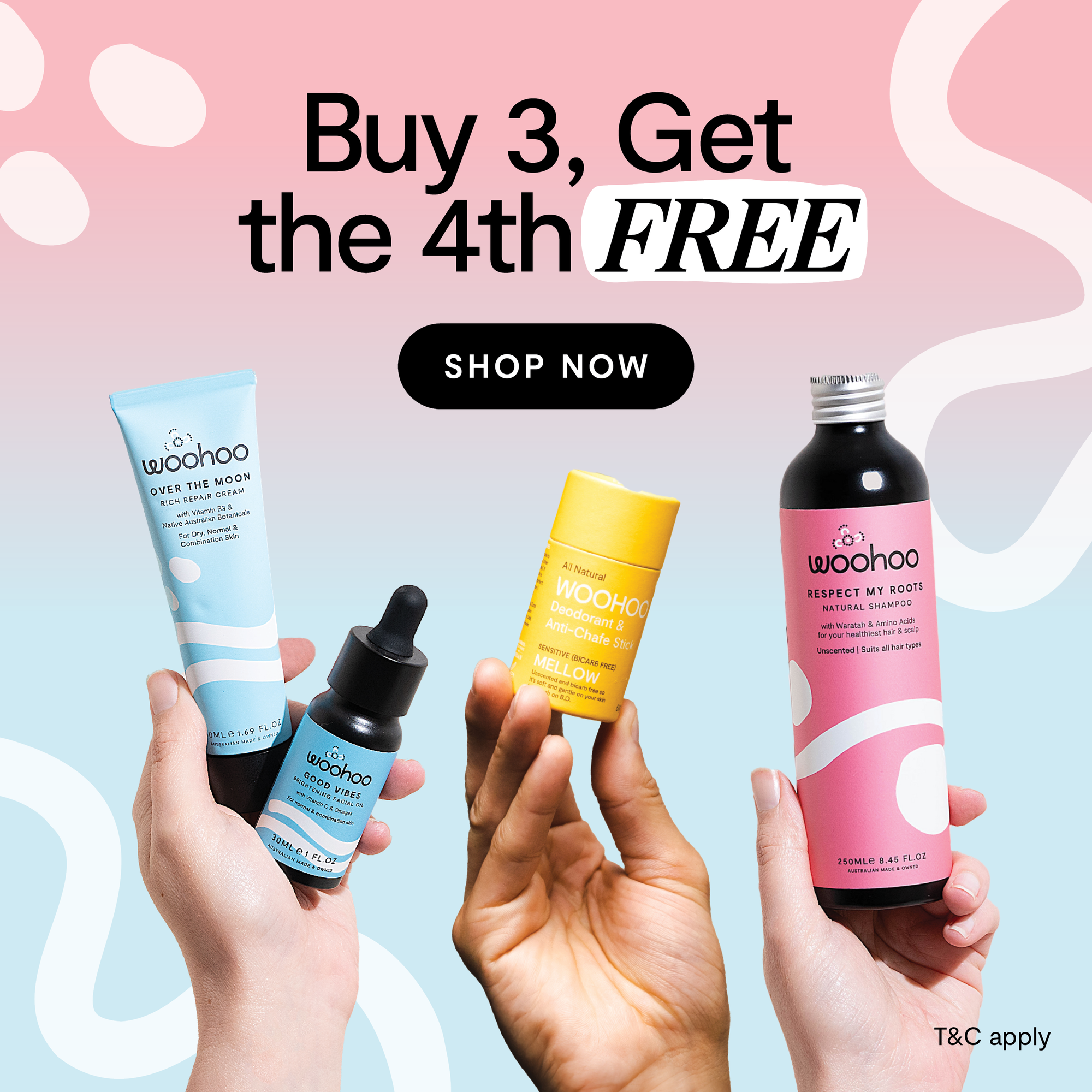 Buy 3, Get 4th FREE!